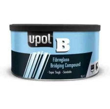1x UPOL B Glass Fibre Bridging Compound No.2 1L Body Filler U-POL