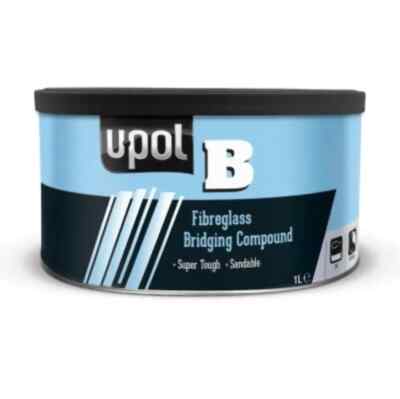 1x UPOL B Glass Fibre Bridging Compound No.2 1L Body Filler U-POL