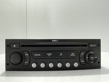 2008 CITROEN C8 RADIO CD PLAYER HEAD UNIT 9664770277 7645129393 NO CODE C118