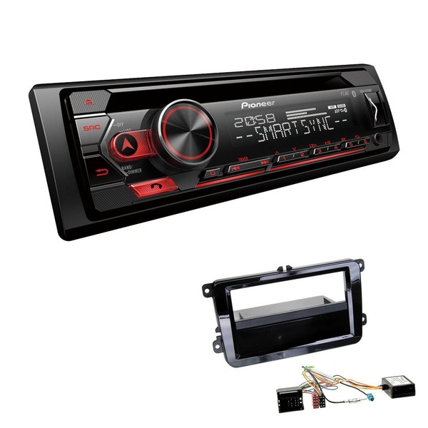 Pioneer Autoradio Bluetooth FüR Skoda Roomster Praktik Piano Black Canbus-image