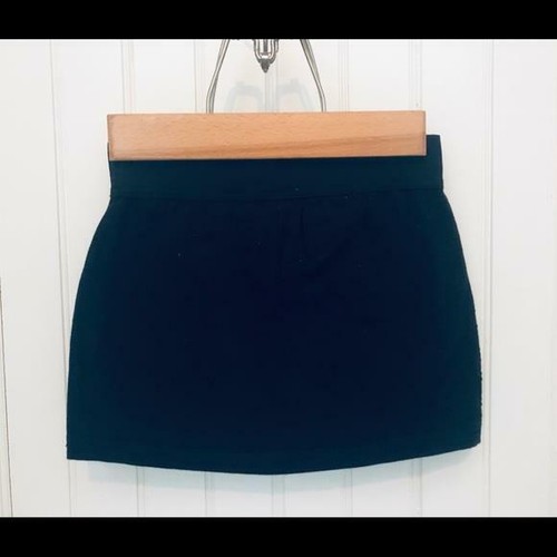 Girls 7 Justice Black Stretchy Sequin Skirt - Picture 2 of 2