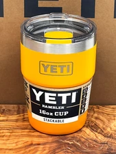 Yeti 16 oz Stackable Cup Beekeeper Limited Edition w Beekeeper Magslider Magnet