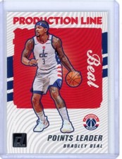 2021-22 DONRUSS PRODUCTION LINE BRADLEY BEAL #9 WASHINGTON WIZARDS