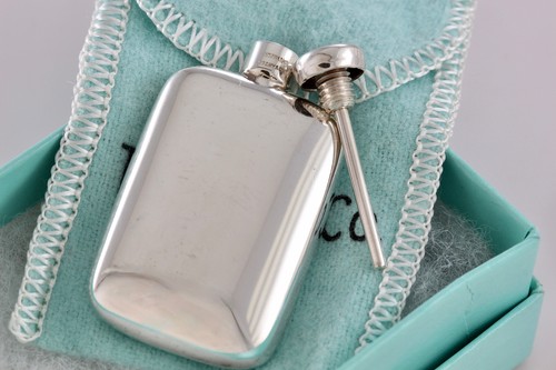 Tiffany & Co. Silber Vintage kleine rechteckige Parfümflasche - Bild 7 von 12