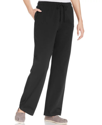 Karen Scott Sport Womens Petite Size PP Drawstring Active Pants Deep Black 260