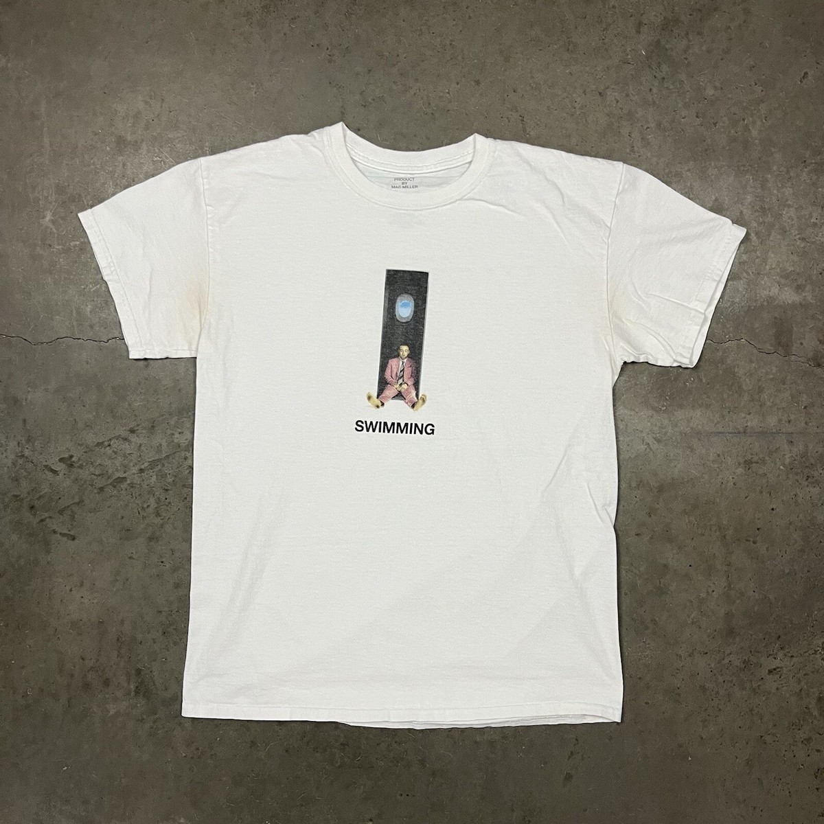 ミュージシャン Mac Miller Swimming tee Mac Miller Swimming Graphic Rap Tee T Shirt White M | eBay