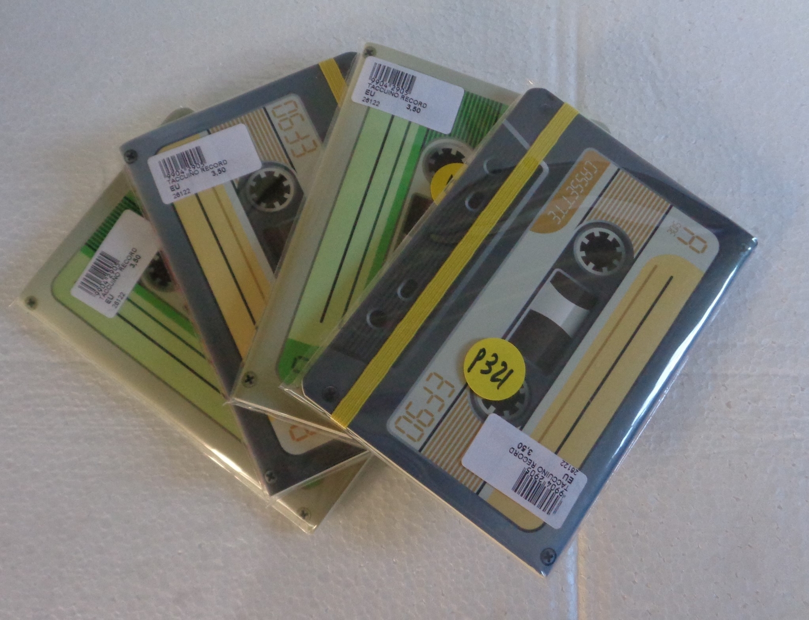 TACCUINO RECORD 26122 4 PEZZI