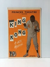 Vintage 1960's Princes Theatre London Program Playbill King Kong A Jazz Musical