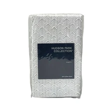 Hudson Park Luxe Palmetto Embellished Beaded EURO Sham Off White BRAND NEW