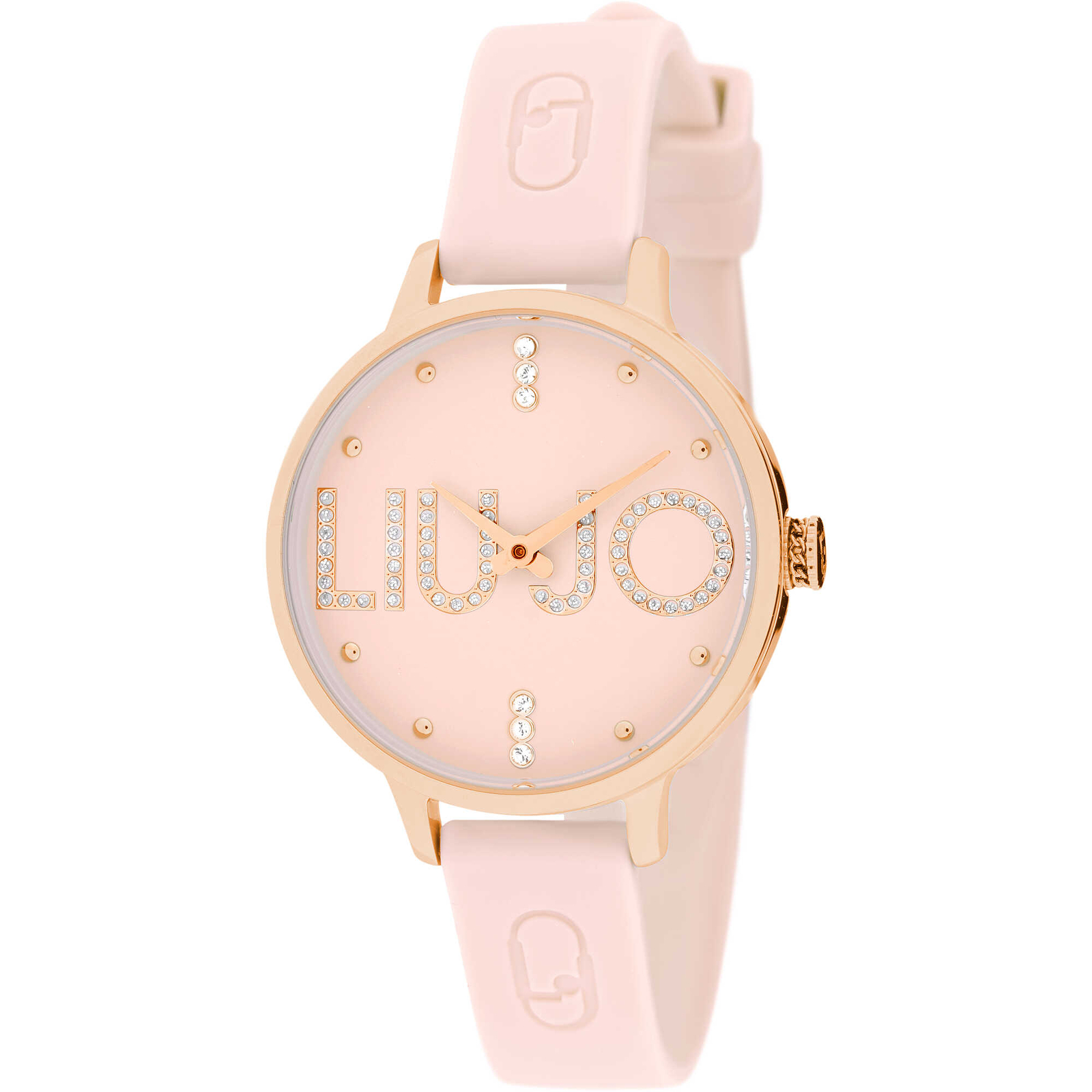 Orologio Donna LIU JO Luxury COUPLE FRESH TLJ2175 Silicone Rosa Swarovski