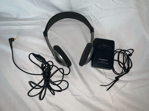 De Colección Radio Shack Estéreo Amplificado Oyente 33-1096 W Auriculares Originales ¡FUNCIONA! - Imagen 7 de 7