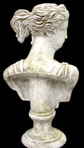 Vintage antike Oberfläche griechische Büste der Artemis Kunst Statue Skulptur Wohnkultur - Bild 7 von 8