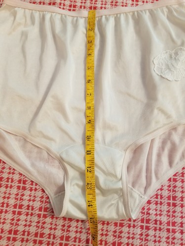 Ropa interior vintage Palestina rosa Carolina apliques de encaje bragas bragas calzoncillo completo 9 - Imagen 6 de 12