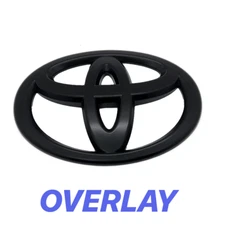 NEW 2022-25 Toyota Tundra Matte Blackout Overlay Front Grille Emblems