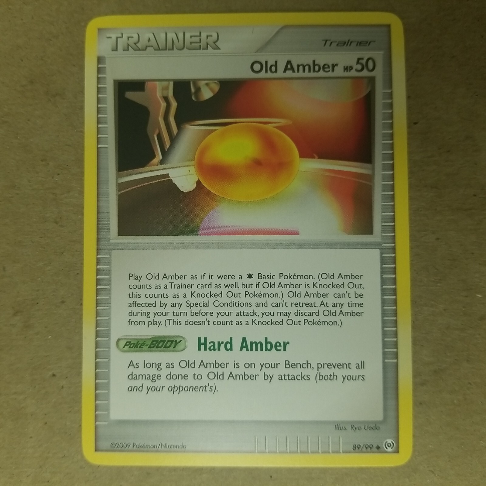 Old Amber - 89/99 - Uncommon - Platinum Arceus - POKEMON CARD - NM/M