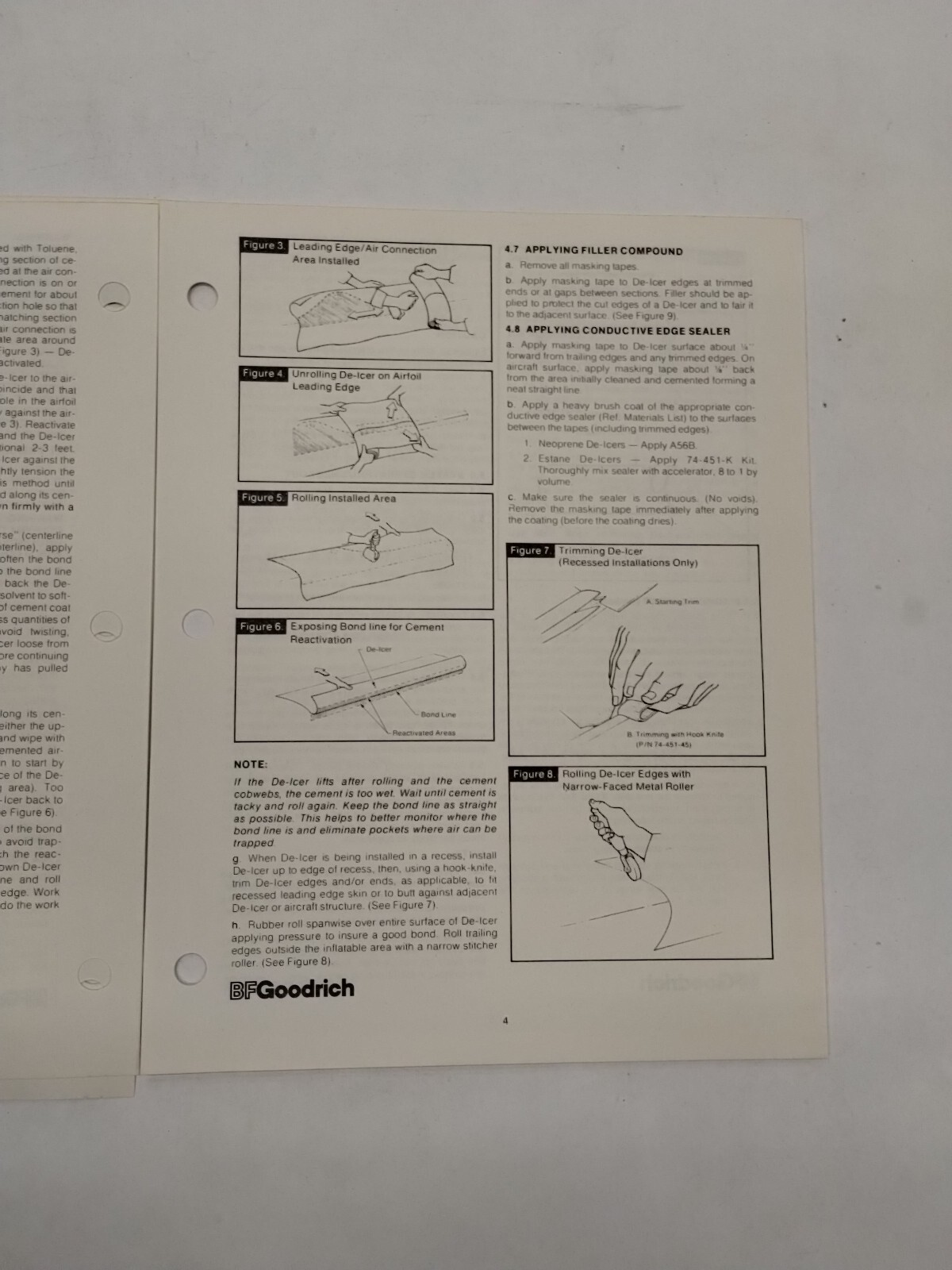 BF Goodrich Pneumatic De-Icers Supplementary Maintenance Operations-Copy