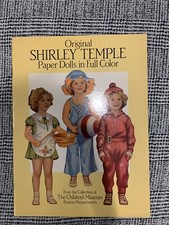 shirley temple paper dolls in full color