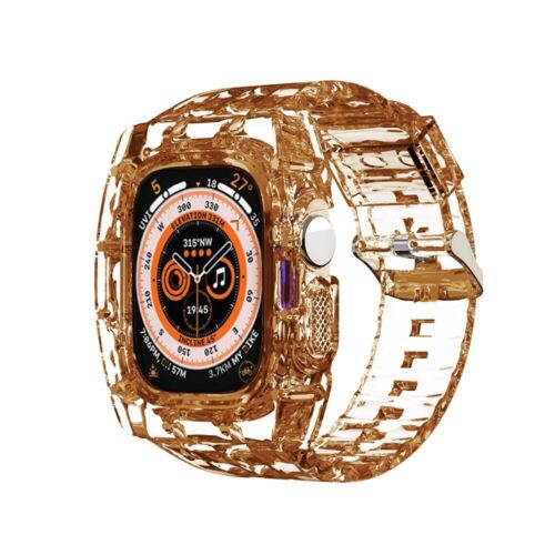 Tranparent Fall TPU Sport Armband Modifikation Kit für Apple Watch Ultra 2 49mm - Bild 10 von 16