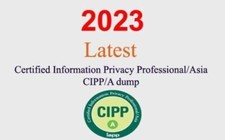 IAPP Privacy Professional/Asia CIPP-A Q A GUARANTEED 1 month update 