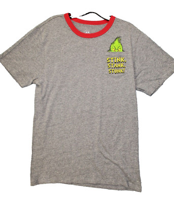 Dr. Suess How The Grinch Stole Christmas Stink Stank Stunk Sz S Graphic TShirt