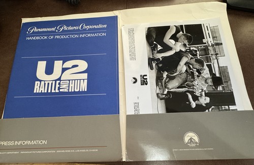 U2 Rattle and Hum Movie Press Kit Handbooks & Press Photos - Picture 2 of 7