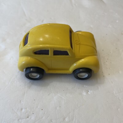 ミニカー Buddy L VTG 1960s Buddy L Japan Yellow Plastic VW Volkswagen Beetle