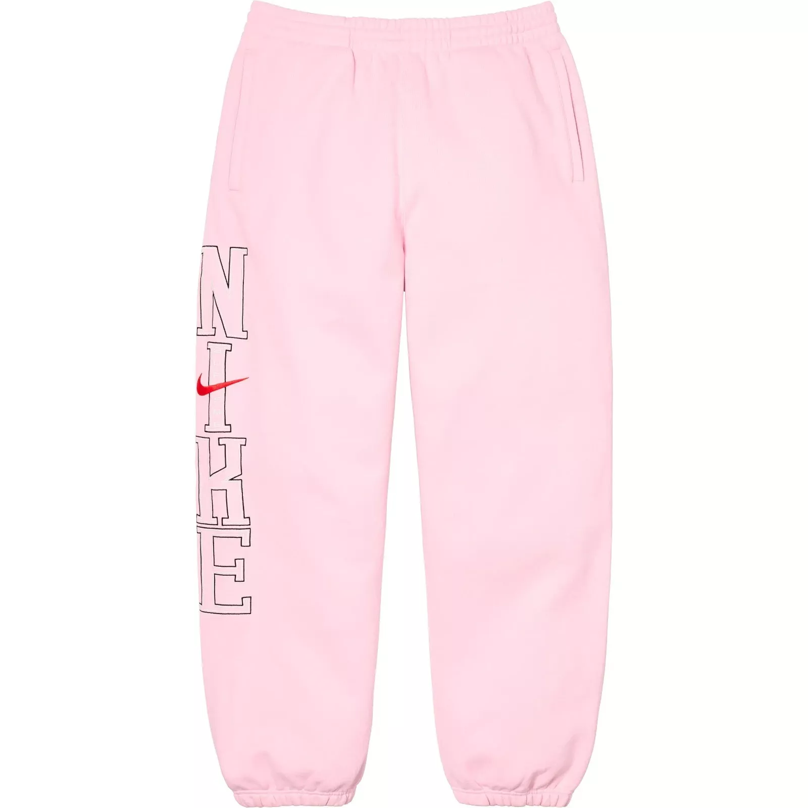 Pantalon de survêtement Supreme Nike   Rose clair   Petit   SS24 Neuf Authentique