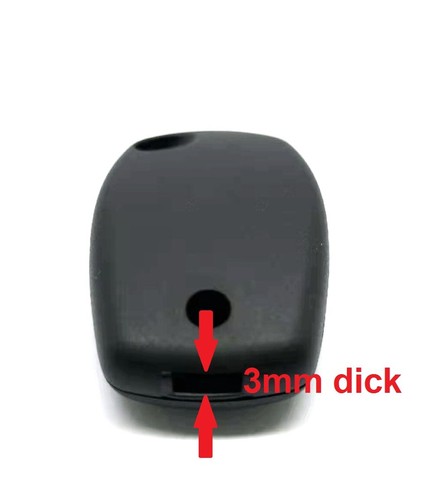 3Tasten Replacement Car Key Housing for Dacia Renault Smart 453 Forfour - Bild 2 von 4