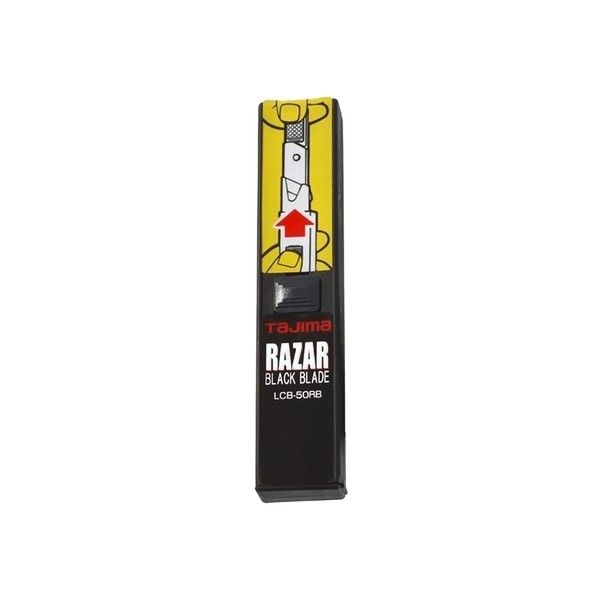 Tajima Razar Black Blade Abbrechklingen Ersatzklingen Cutterklingen Klinge 18 Mm-image