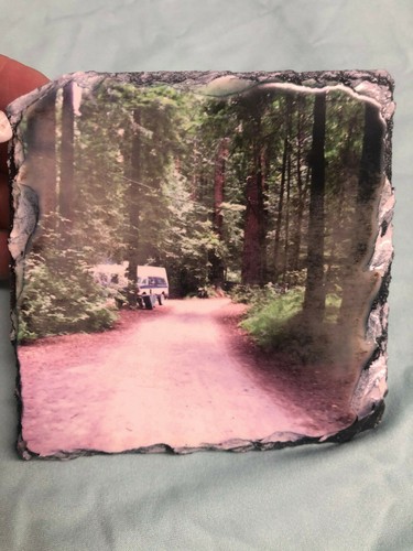 Personal, photo customized slate coaster or tile. just email me your picture!