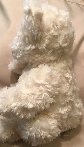 12 Zoll Bukowski Design weißer Teddybär Plüschtier Stofftier Schweden weiches Luxusspielzeug - Bild 2 von 6