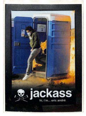 2022 Zerocool Jackass #36 Eric Andre SILVER FOIL parallel card