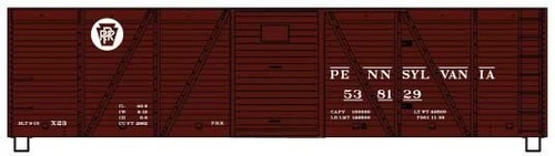 Vagón de carga de madera Accurail escala HO ~ nuevo 2026 ~ Pennsylvania Railroad 40' ~ 7119 | Zustand: New