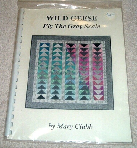 Wild Geese Fly the Gray Scale by Mary Clubb Needlepoint Pattern Chart Graph Book - Picture 2 of 2