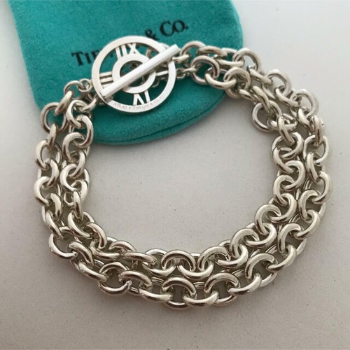 RARE Tiffany Atlas Circle Toggle Chain 