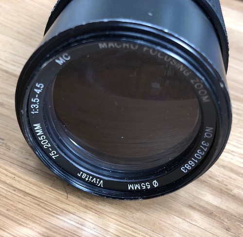 Vivitar 55mm 75-200 MM f3.5-4.5 Macro Focusing Zoom Lens - Picture 4 of 4