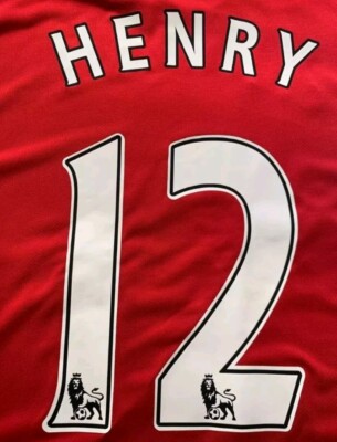 Arsenal FC Nike Thierry Henry Soccer Jersey France Rare Vintage
