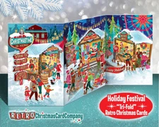 Holiday Festival Christmas Cards | Package of 8 Cards and Envelopes