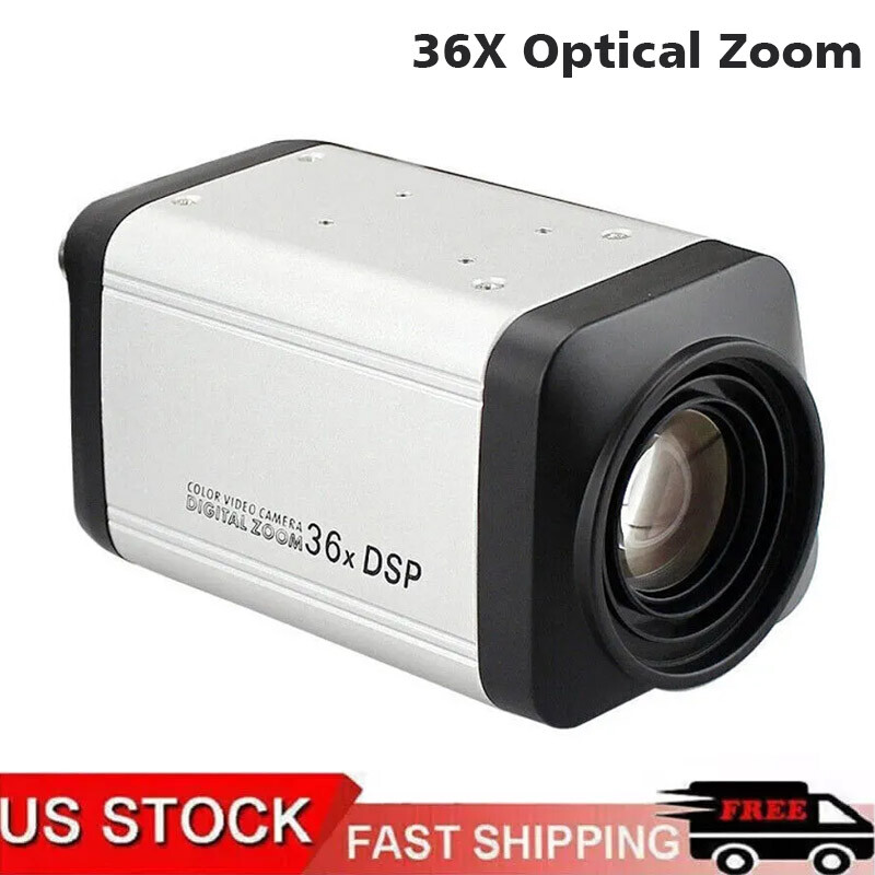 HD Sony 1200TVL 36X Zoom CCTV DSP NTSC Color Video Camera Su