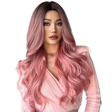 Synthetic  Curly Wavy Long Hairpiece T4U7