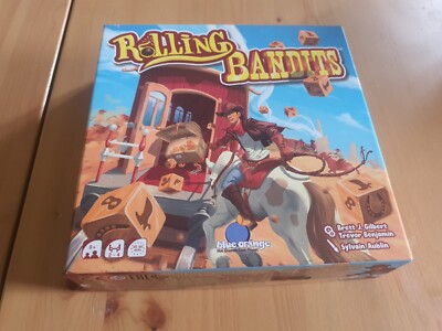 Blau Orange Rolling Bandits Würfelspiel Neu