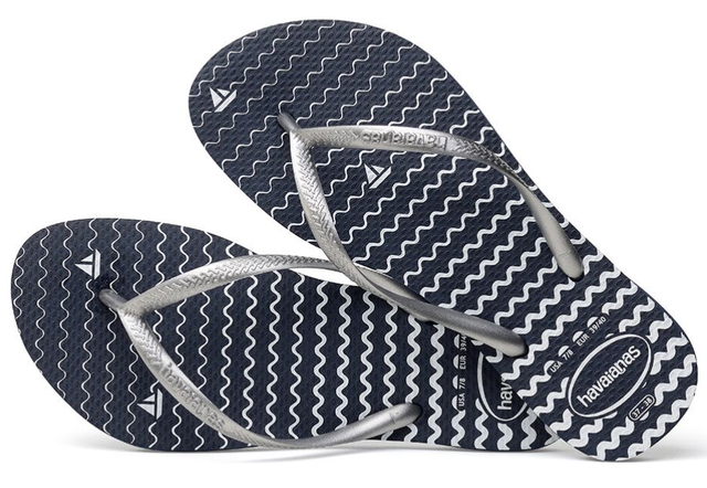 navy slim havaianas