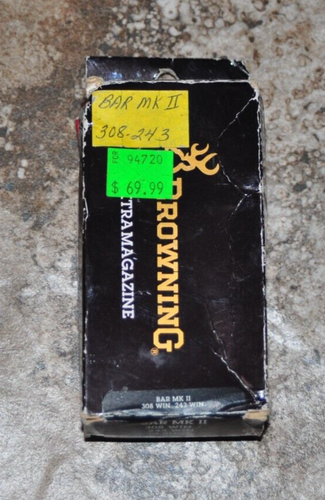Browning BAR MKII .308, .243 Win 3 shot Factory Magazine, 4 shot, NOS