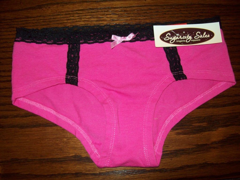 NWT JENNI COTTON SPANDEX HIPSTER PANTIES LACE WAISTBAND rose bloom