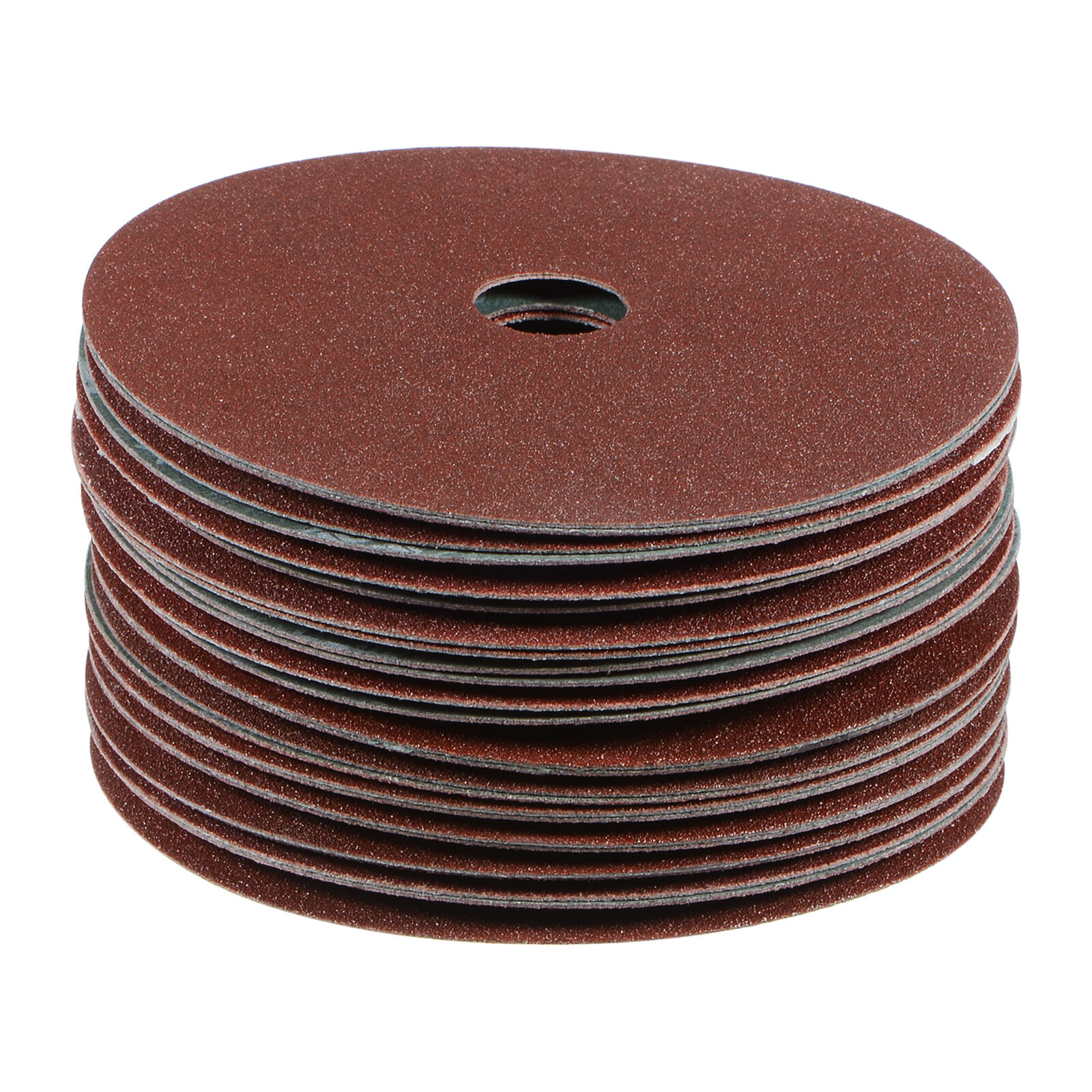 25pcs 100 Grit Aluminum Oxide Resin Fiber Discs 4-1/2