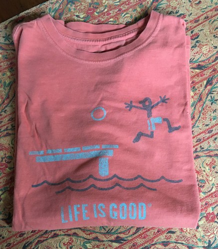 T-SHIRT Diving Swimming Coral MED 