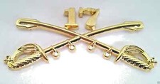 17TH CAVALRY SWORDS LARGE 2-1/4" US Army Military Hat Pin P16195 EE