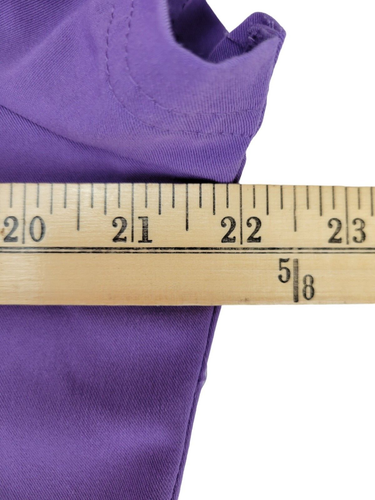 Koi Next Gen Purple Scrub Top Women's Size M Great Pockets Excellent Condition - Picture 13 of 15