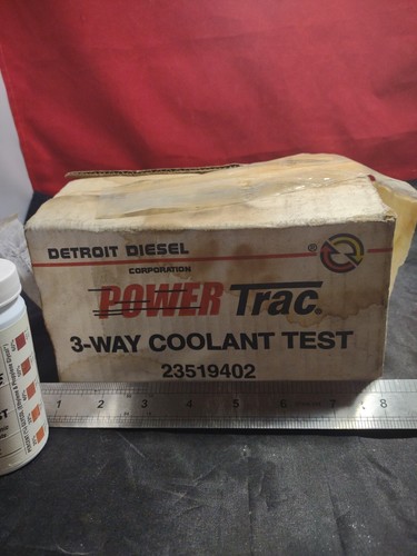 DDE23519402 POWER TRAC 3WAY COOLANT TEST STRIP BOTTLE 50 STRIPS DETROIT DIESEL - Foto 10 di 12