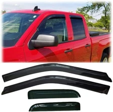 For 2004-2014 Ford F150 Extended Cab Window Vent Visor Sun Rain Guards Deflector